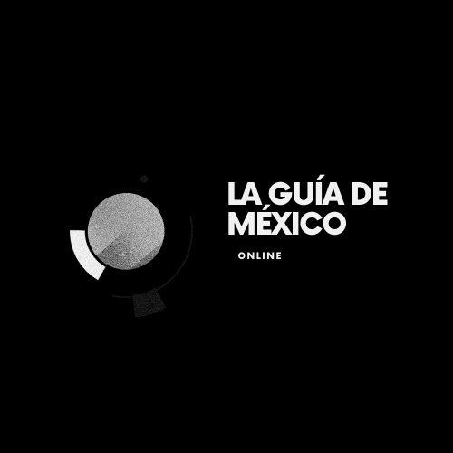 Logo de La Guía De México en blanco y negro.